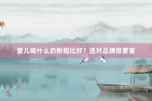婴儿喝什么奶粉相比好？选对品牌很要害